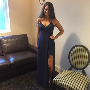 *SOLD on eBay* Express Ink Blue Formal Dress Size 2